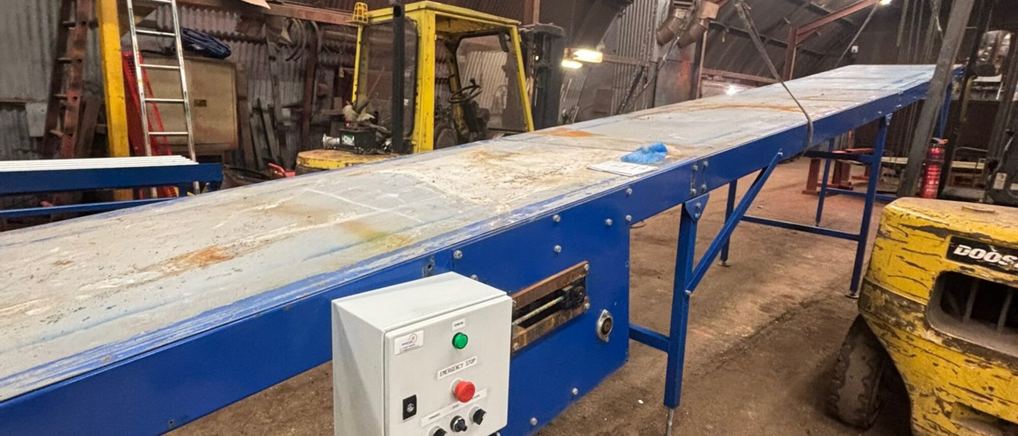 Conveyor installation — built, wired and commissioned