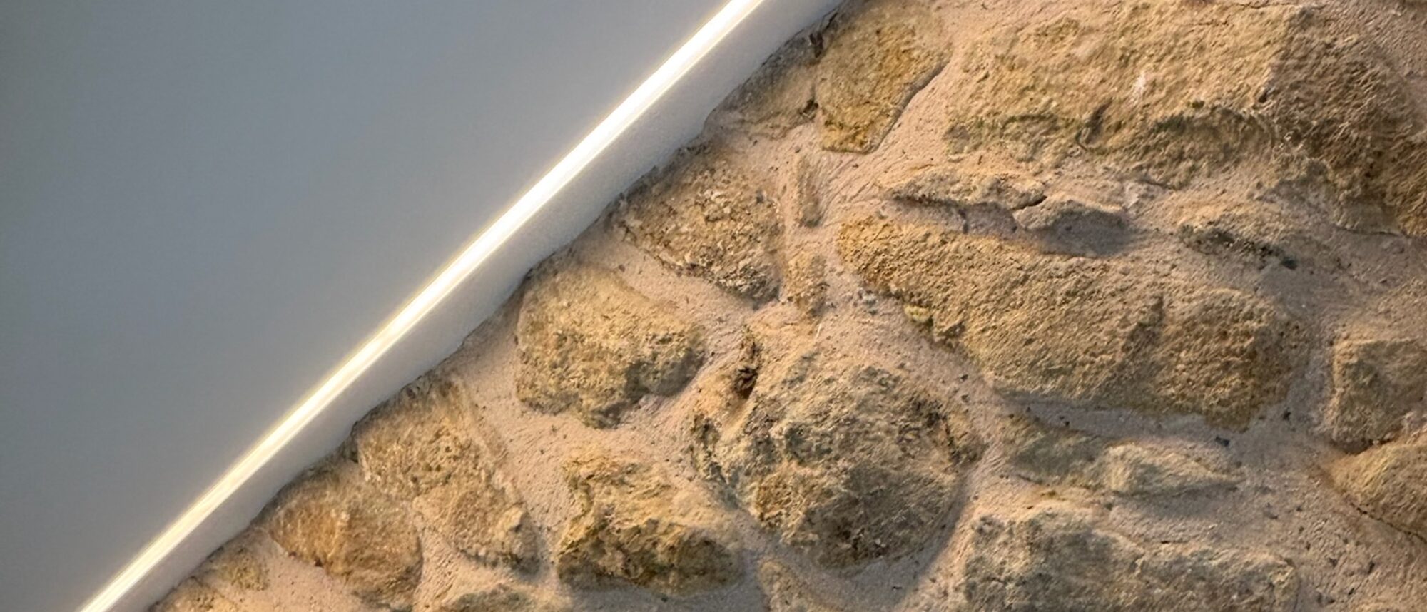 Feature lighting, stairs and bathrooms