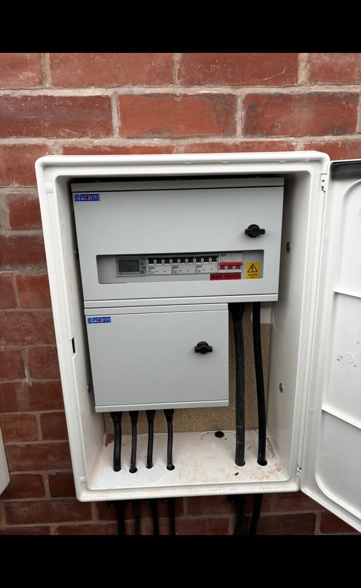 External isolation and generation equipment on the wall