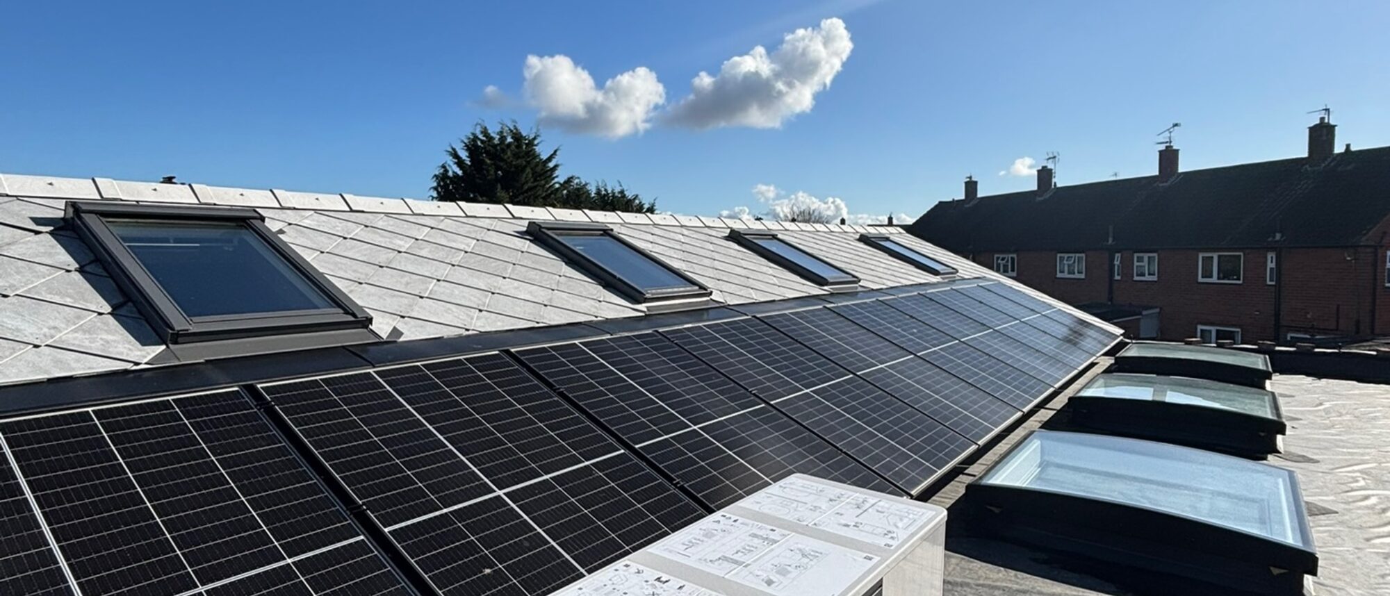 Solar retrofit — panels, skylights and all the paperwork